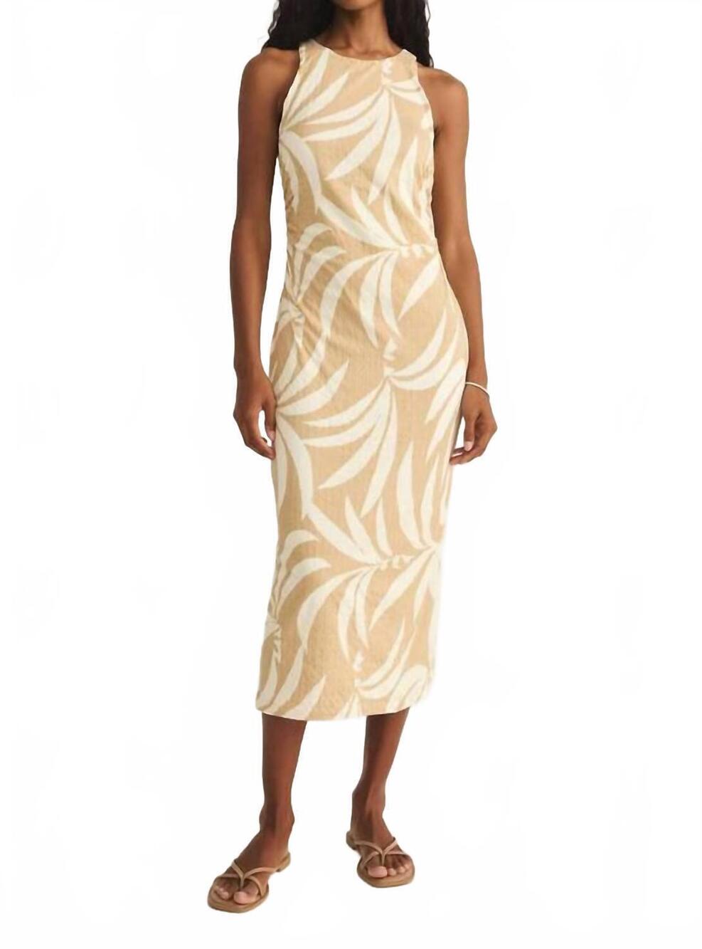 NEW Z SUPPLY adison vacances midi dress in santal